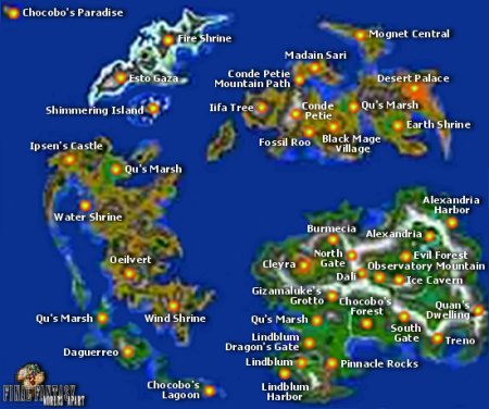 World Map - Click To Enlarge