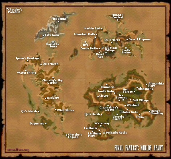 Final Fantasy IX - World Map